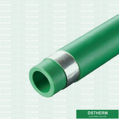 Tubo compuesto de aluminio plástico confiable puro del 100% PPR Stabi para la casa que sondea el estándar DIN8077/8078