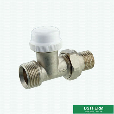Tipo más pesado modificado para requisitos particulares válvula masculina del radiador de Grey Classic Heating Brass Thermostatic de la unión de la unión