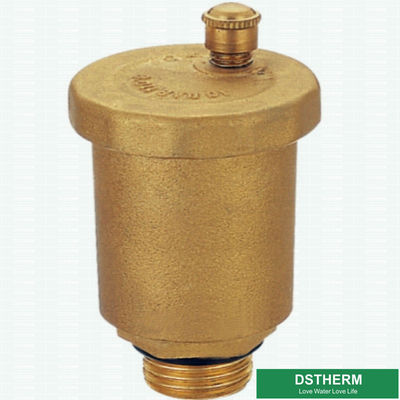 Válvula de cobre amarillo de la salida de aire del hilo termostático del radiador