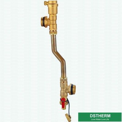 Válvula de presión de reducción de cobre amarillo del hilo termostático del radiador