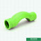 Talla 20 del color verde de la curva de puente de los accesorios del tubo de Ppr del abastecimiento de agua - 32 milímetros