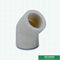 Codo femenino blanco 45°Ppr de la instalación de Ppr de los accesorios confiables del tubo