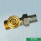Tipo más pesado modificado para requisitos particulares válvula hembra-varón del radiador de Grey Classic Heating Brass Thermostatic del codo de la unión