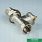 Tipo más pesado modificado para requisitos particulares válvula hembra-varón del radiador de Grey Classic Heating Brass Thermostatic del codo de la unión