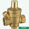 Válvula de presión reducida de calefacción del radiador termostático de cobre amarillo