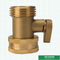 Colocaciones de cobre amarillo modificadas para requisitos particulares de un de la manera del agua conector de la manguera