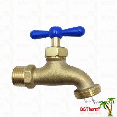 Grifo de latón Grifo de latón Válvula de grifo de latón Grifo de agua Material personalizado 1/2" 3/4"