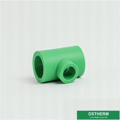 Color verde de lanzamiento de las instalaciones de tuberías de Ppr, aprobación Ppr del Ce Iso9001 que reduce la camiseta