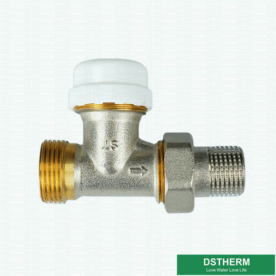 Tipo más pesado modificado para requisitos particulares válvula hembra-varón del radiador de Grey Classic Heating Brass Thermostatic de la unión