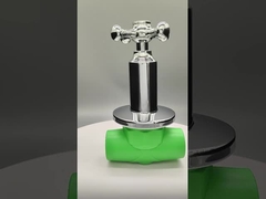 Válvula de bola de PPR de plástico y cobre de lujo resistente a la corrosión