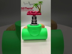 PPR válvula de parada de trabajo pesado válvula globo ajustar el flujo Tratamiento criogénico Pasar la prueba asiento 20-110mm