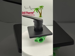 Válvula de mezcla de agua de ducha con panel cuadrado de tres vías Ppr