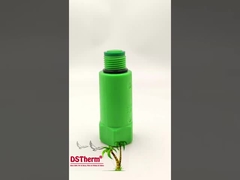 Enchufe de tuberías PPR Enchufe de prueba PPR Enchufe larga Enchufe personalizada Color/logo 1/2