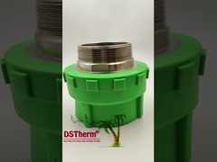 Acoplamiento roscado macho PPR de plástico para tuberías PPR, 75*2 1/2