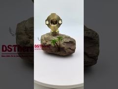 Colocaciones de cobre amarillo de Pex de las colocaciones de Pex 105 grados de codo roscado femenino de cobre amarillo