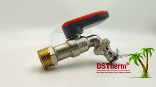 Grifos de bola con mango bloqueable