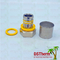 Acoplamiento de cobre amarillo roscado unión de la compresión de las colocaciones del codo para el tubo de aluminio de Pex Pex