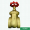 Válvula de puerta de cobre amarillo flexible de 3 pulgadas con la pieza plástica PN25 de Ppr
