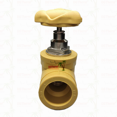 7 mm de espesor Lavadora PPR válvula de puerta de flujo pesado fácil de instalar resistente a la roya