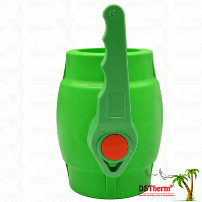 Válvula de bola de plástico PPR con mango de agitación y mango de bola de latón ergonómico de agitación 20-63mm