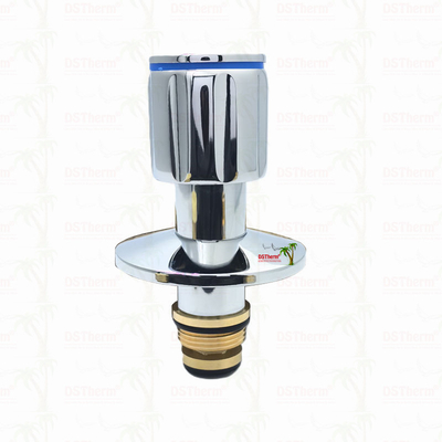 Ppr válvula de parada cromada con mango antideslizante de bajo mantenimiento 20-32 mm Tamaño personalizable