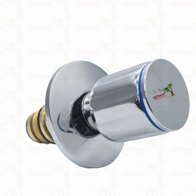 Ppr válvula de parada cromada con mango antideslizante de bajo mantenimiento 20-32 mm Tamaño personalizable