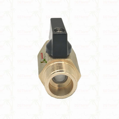 Válvula de bola de latón para sistemas de plomería de 1/2''resistencia a la corrosión