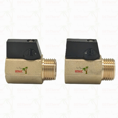 Válvula de bola de latón para sistemas de plomería de 1/2''resistencia a la corrosión