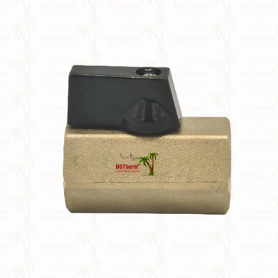Válvula de bola de latón para sistemas de plomería de 1/2''resistencia a la corrosión