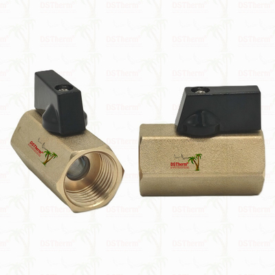Válvula de bola de latón para sistemas de plomería de 1/2''resistencia a la corrosión