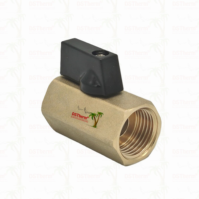Válvula de bola de latón para sistemas de plomería de 1/2''resistencia a la corrosión