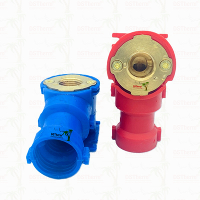 PEX Accesorios PEX Mujer con rosca Codo resistente a la corrosión Instalación flexible Color personalizado