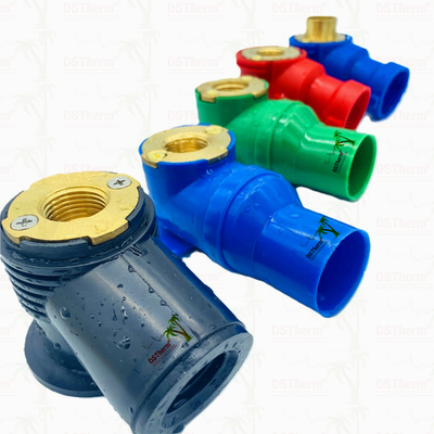 PEX Accesorios PEX Mujer con rosca Codo resistente a la corrosión Instalación flexible Color personalizado