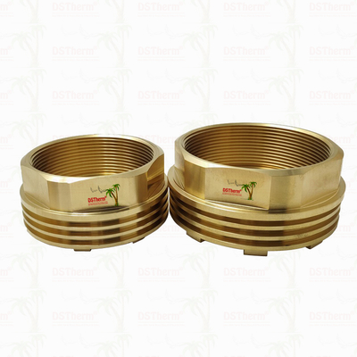 Insertores roscados de latón femenino y masculino CW617N para válvulas con mayor conductividad térmica y resistencia a la corrosión