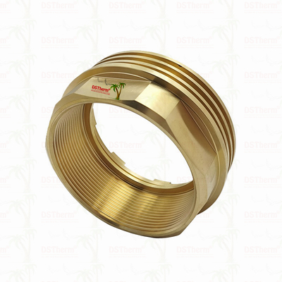 Insertores roscados de latón femenino y masculino CW617N para válvulas con mayor conductividad térmica y resistencia a la corrosión