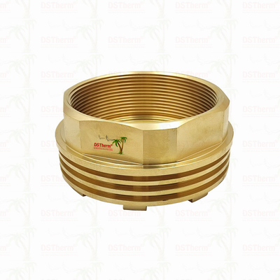 Insertores roscados de latón femenino y masculino CW617N para válvulas con mayor conductividad térmica y resistencia a la corrosión