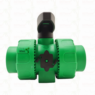 PPR doble válvula de unión de bolas de bloqueo con bola de plástico S2.5 20-63MM LOGO personalizado