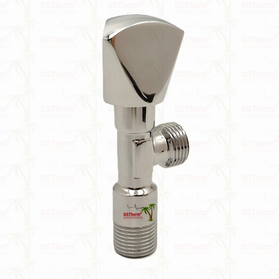 Válvula angular cromada de calidad garantizada, diseño tradicional, para cocina y baño