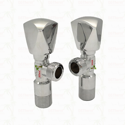 Válvula angular cromada de calidad garantizada, diseño tradicional, para cocina y baño
