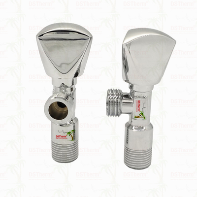 Válvula angular cromada de calidad garantizada, diseño tradicional, para cocina y baño