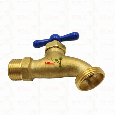 Grifo de latón Grifo de latón Válvula de grifo de latón Grifo de agua Material personalizado 1/2" 3/4"