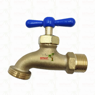 Grifo de latón Grifo de latón Válvula de grifo de latón Grifo de agua Material personalizado 1/2" 3/4"
