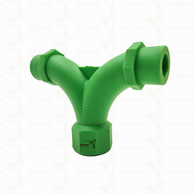 PPR Tipo Y Tee para sistema de tuberías S2.5 Alta durabilidad Modelo sudamericano personalizado