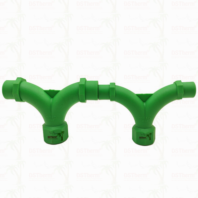 PPR Tipo Y Tee para sistema de tuberías S2.5 Alta durabilidad Modelo sudamericano personalizado