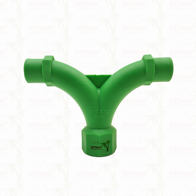 PPR Tipo Y Tee para sistema de tuberías S2.5 Alta durabilidad Modelo sudamericano personalizado