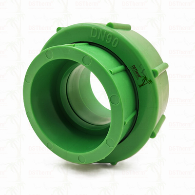 Ppr Unión de plástico verde para el sistema de tuberías