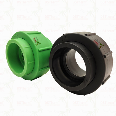 Unión de plástico negro Ppr para sistema de tuberías Durabilidad personalizable Resistencia química