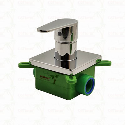 Válvula de ducha de mezclador de 3 vías PPR cromada 20 mm 25 mm