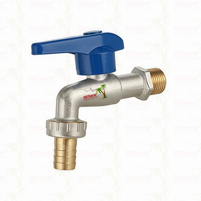 Grifo de doble salida universal clásico de aluminio mediano, grifo de latón, grifo de latón 1/2"*3/4"*3/4"