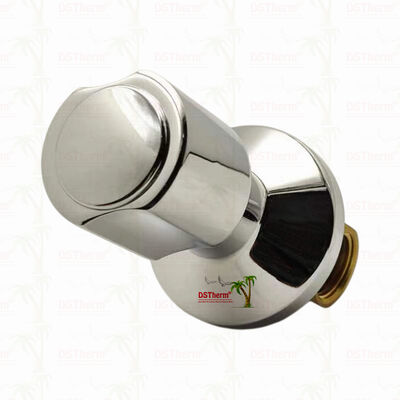 Válvula de cierre de latón cromado, válvula global, estilo sudamericano B 1/2"-1"